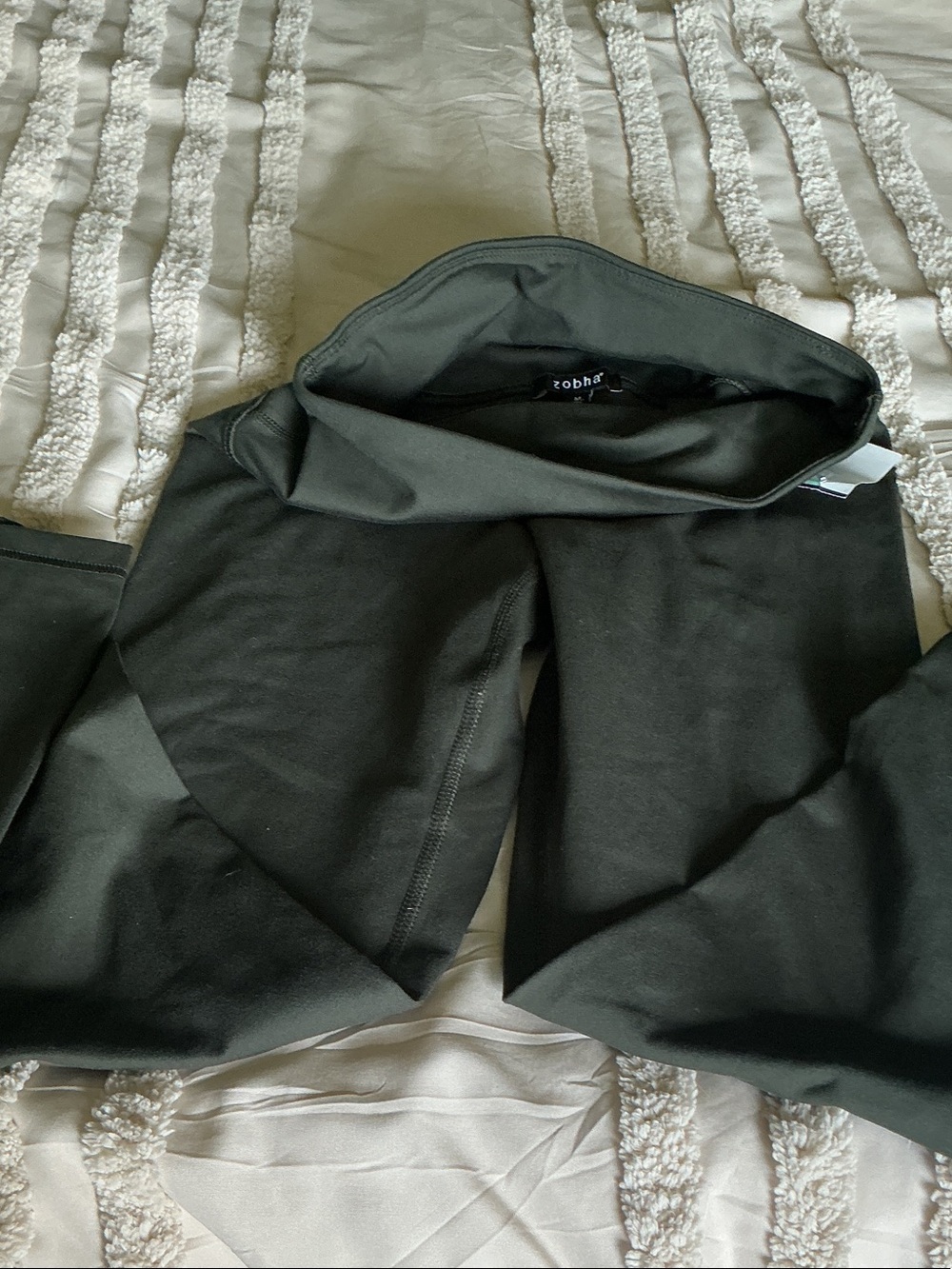 Zobha Kids Dark Olive Active Leggings